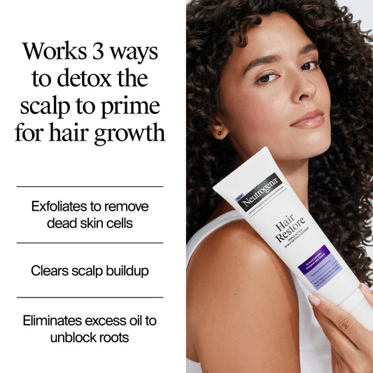 Neutrogena® Hair Restore Triple Action Scalp Detox Cleanser, 8 Fl. Oz - US 3558