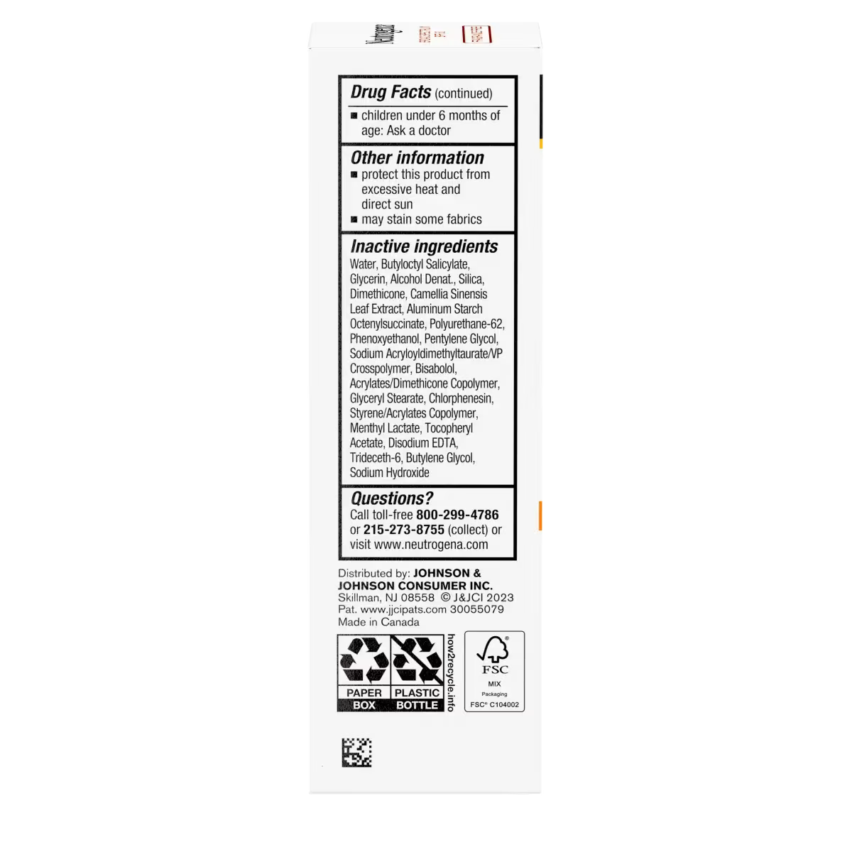 Neutrogena® Clear Face Serum Sunscreen with Green Tea Broad Spectrum SPF 60 Fragrance Free, 1.7 Fl. Oz - US 2741