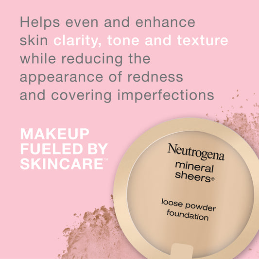 Neutrogena Mineral Sheers Loose Powder Foundation, Classical Ivory 10, 0.19 Oz - US 5111
