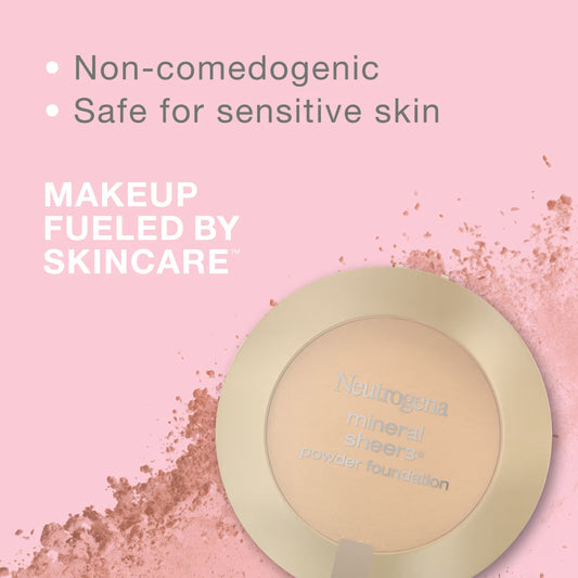 Neutrogena® Mineral Sheers Compact Powder Foundation, Tan 80, .34 Oz - US 1176