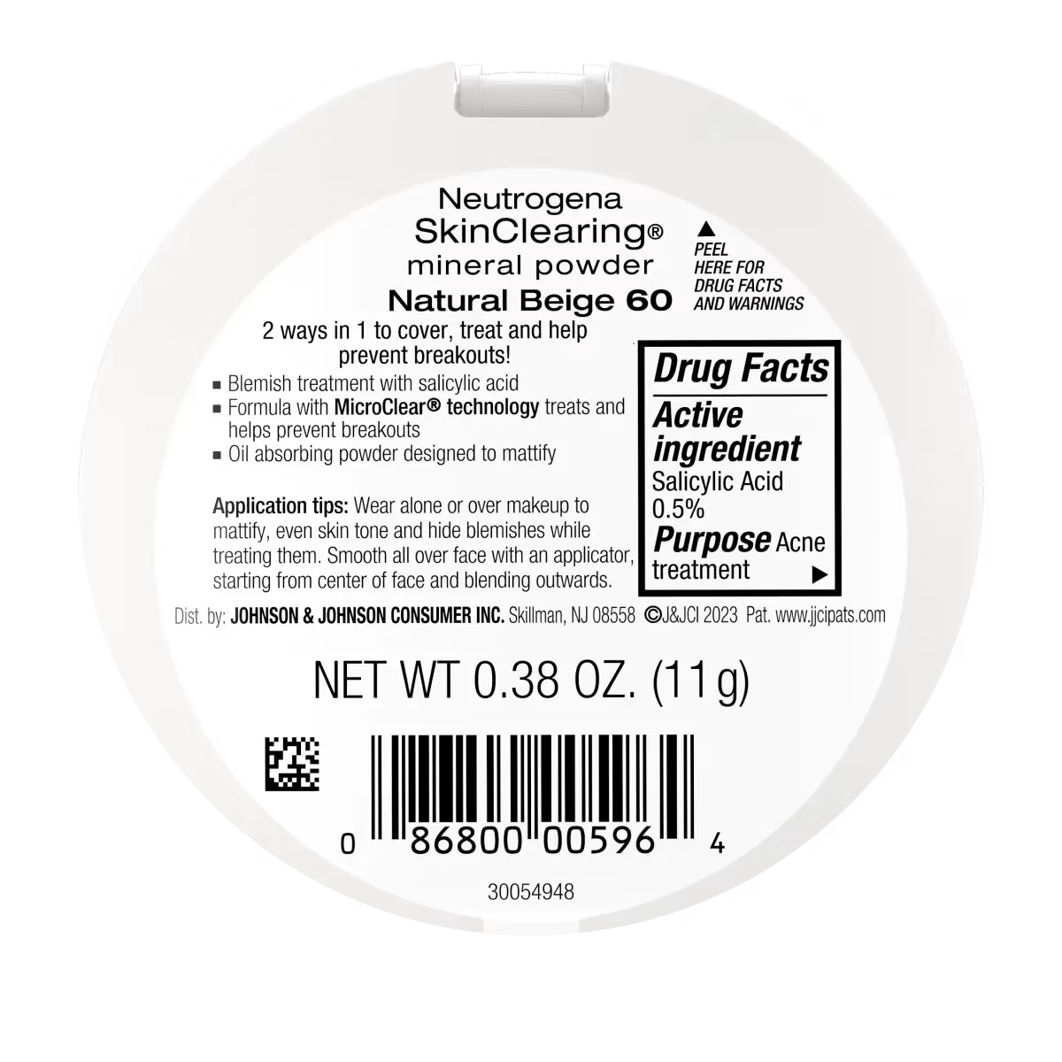 SkinClearing Mineral Powder - Natural Beige (60) - US 3085