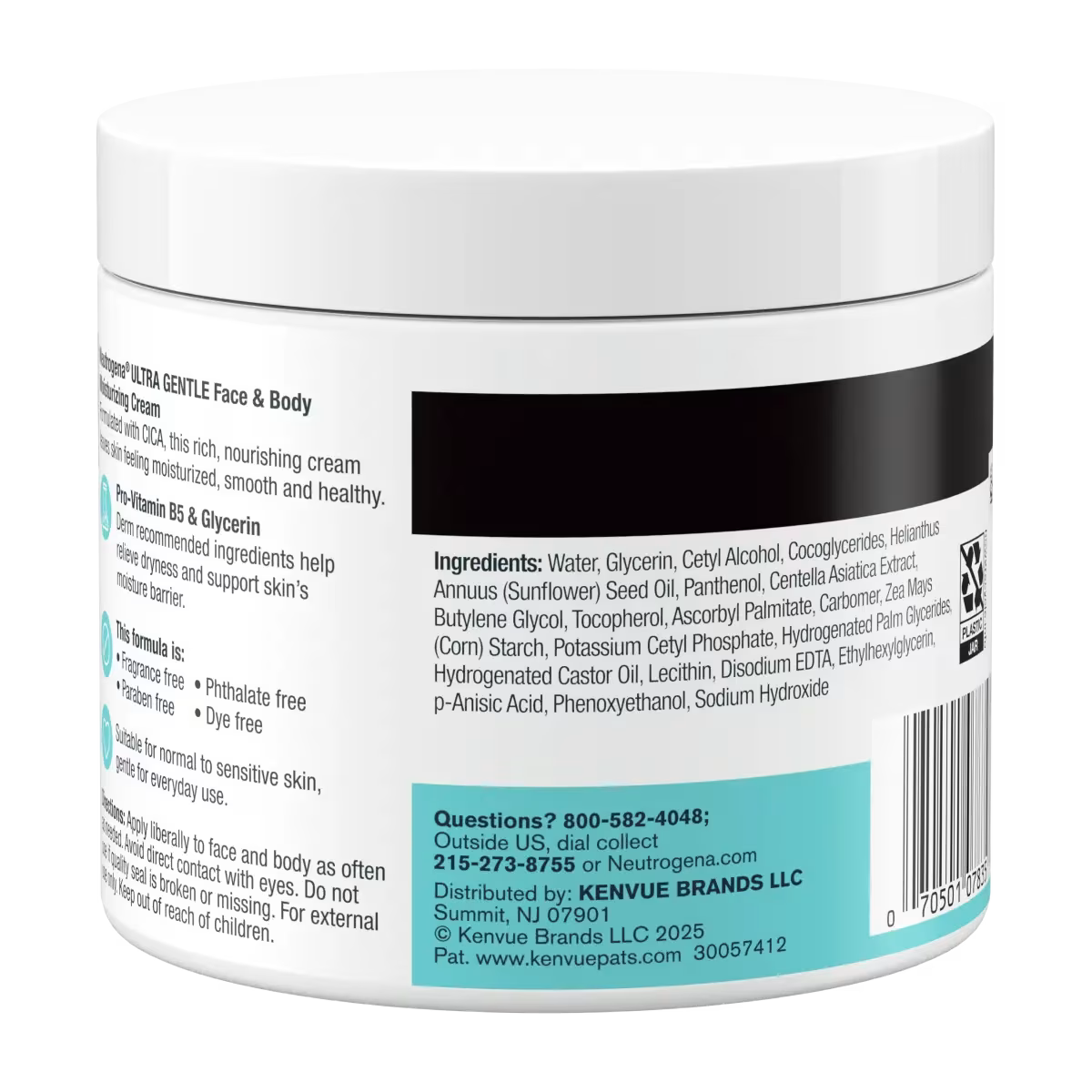 Neutrogena® Ultra Gentle Face & Body Daily Moisturizing Cream, 11 Oz - US 9007