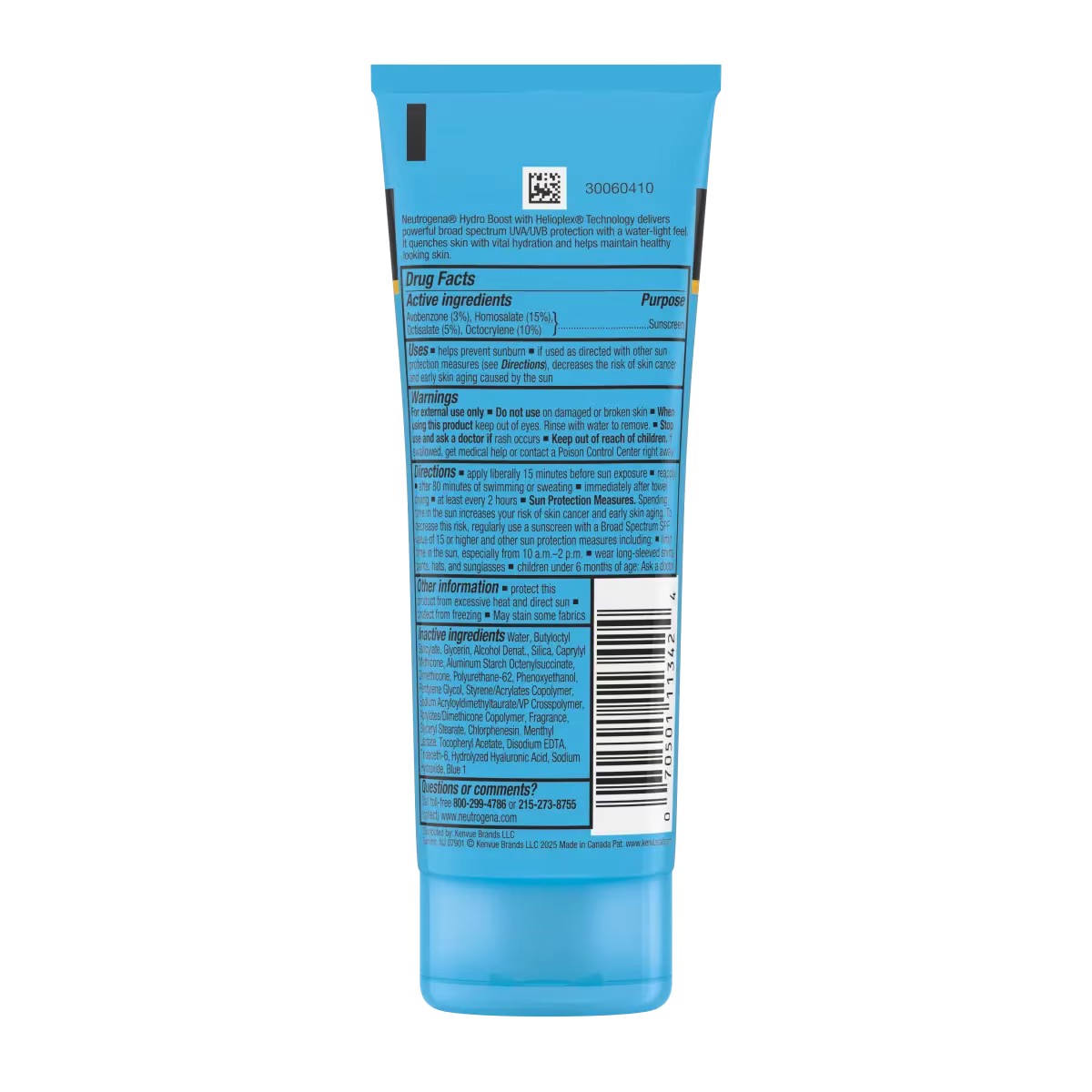 Neutrogena® Hydro Boost Water Gel Lotion Sunscreen Broad Spectrum SPF 50, 3 Fl. Oz - US 9474