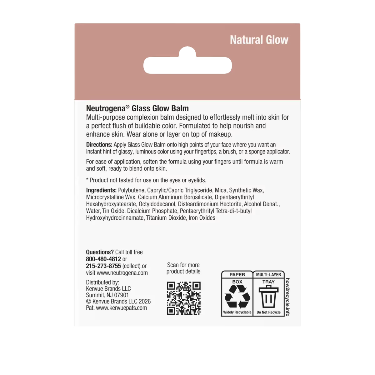 Neutrogena® Glass Glow Balm Natural Glow 0.30 oz - US 1168