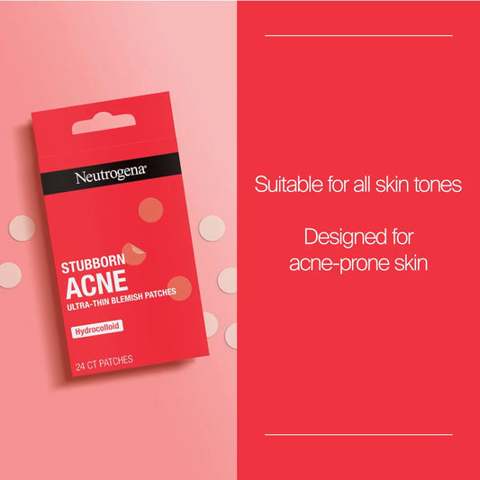 Neutrogena® Stubborn Acne Ultra-Thin Blemish Patches, Combination Pack, 24 Patches - US 4885