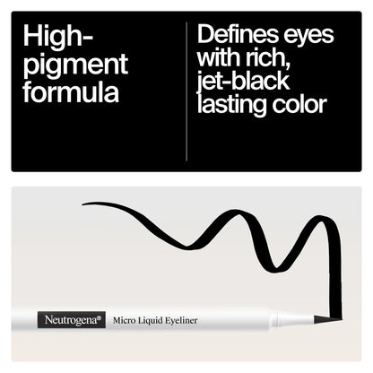 Neutrogena® Micro Liquid Eyeliner, Black 10, 0.04 Fl. Oz - US 1003