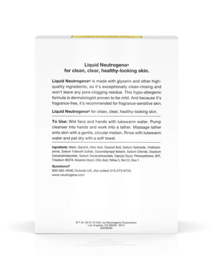 Liquid Neutrogena® - US 2628