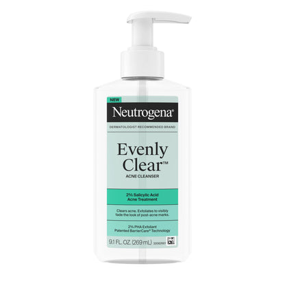 Neutrogena® Evenly Clear™ Acne Cleanser, 9.1 Oz - US 4397