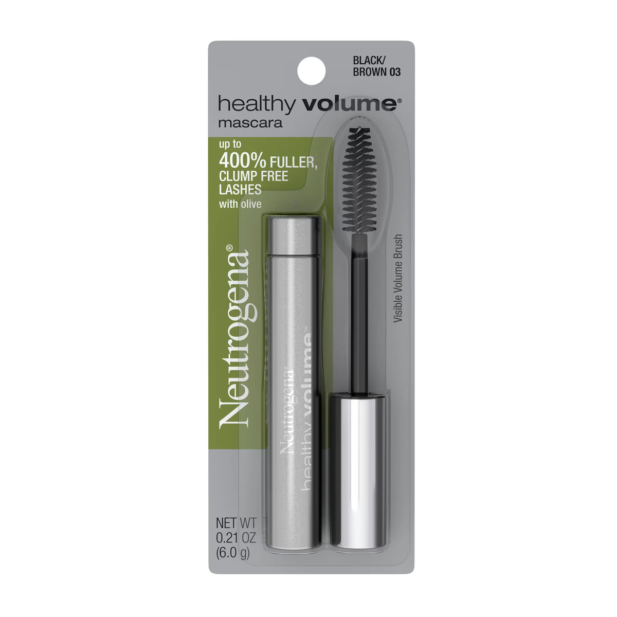 Neutrogena® Healthy Volume® Mascara, Black/Brown 03, .21 Oz - US 9345