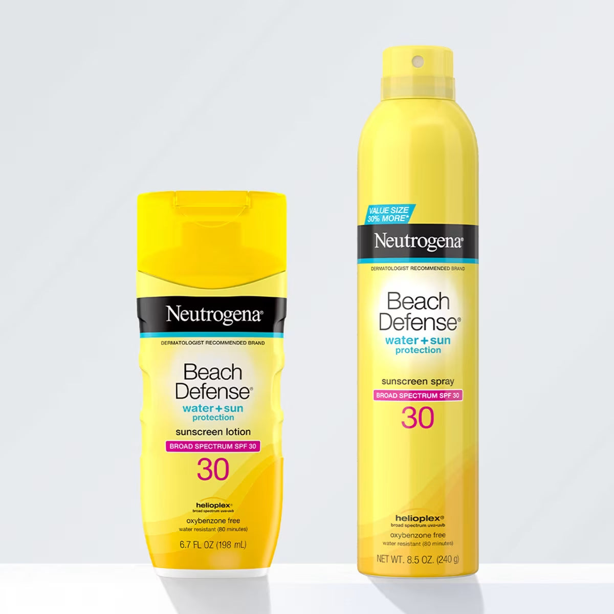 Beach Defense® Water + Sun Protection Sunscreen Spray Broad Spectrum SPF 30 - US 9065