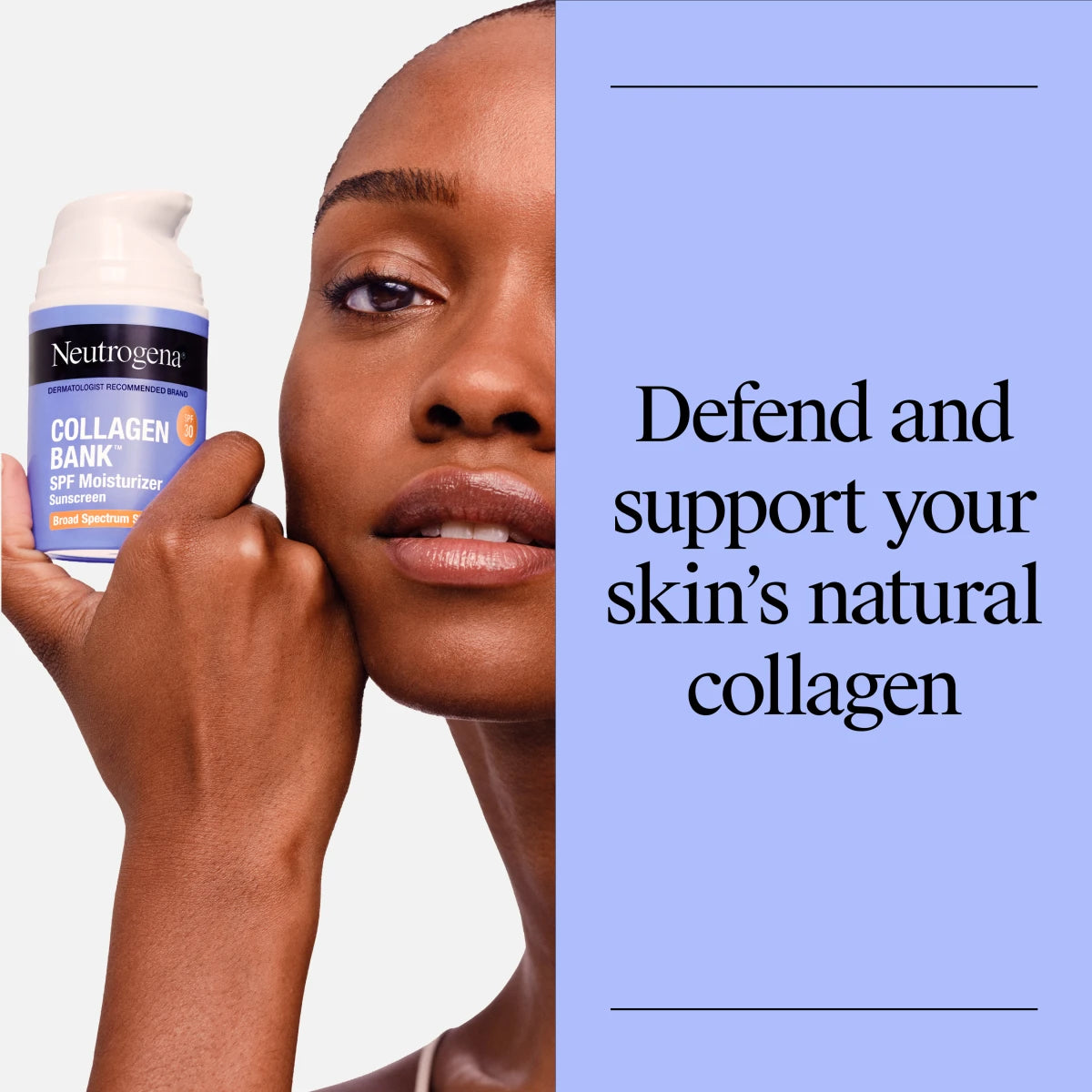 Neutrogena® Collagen Bank SPF Moisturizer Broad Spectrum SPF 30, 2.7 Fl. Oz - US 8019