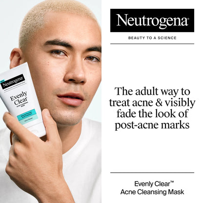 Neutrogena® Evenly Clear™ Acne Cleansing Mask, 4.2 Fl oz - US 9093