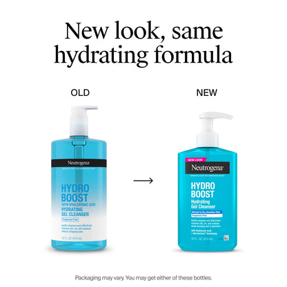 Neutrogena® Hydro Boost Hydrating Cleansing Gel, Fragrance Free, 16 Fl. Oz - US 1729