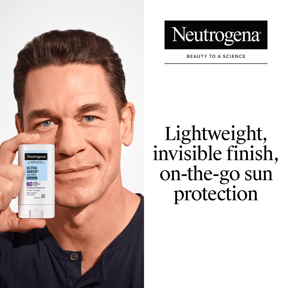 Neutrogena Ultra Sheer Face Stick Sunscreen SPF 60, 0.47 oz - US 7583