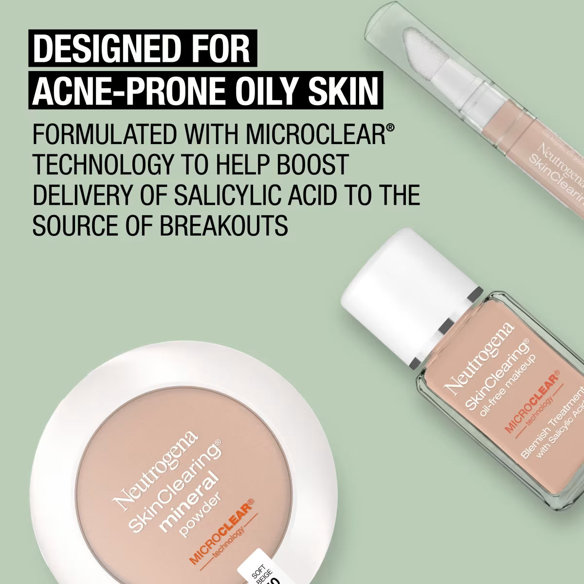 SkinClearing Mineral Powder - Soft Beige (50) - US 0569