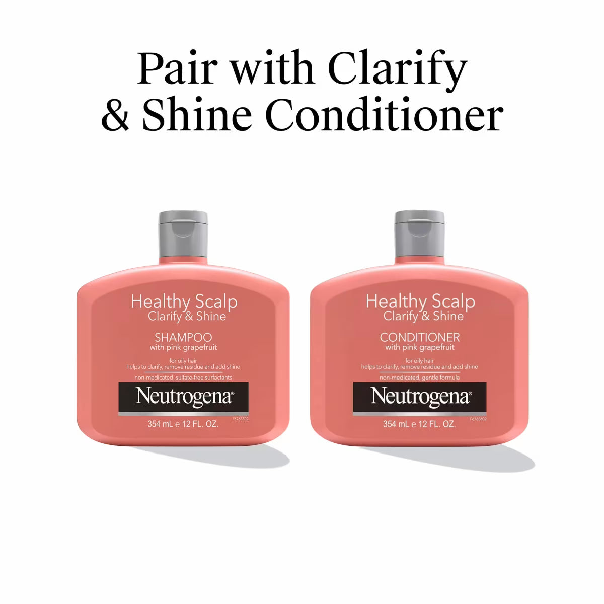 Neutrogena® Healthy Scalp Clarify & Shine Shampoo with Pink Grapefruit 12 fl oz - US 1767