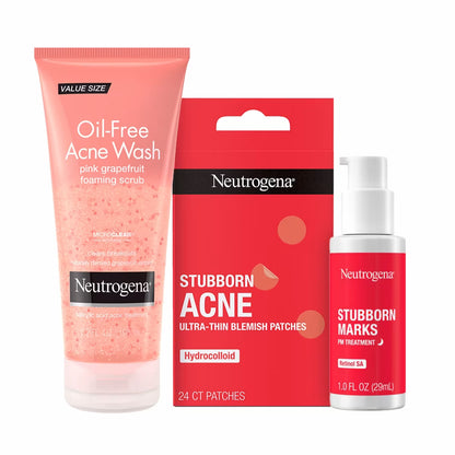 Neutrogena® Oil-Free Acne Wash Pink Grapefruit Acne Wash Foaming Scrub, 6.7 Fl. Oz - US 1184