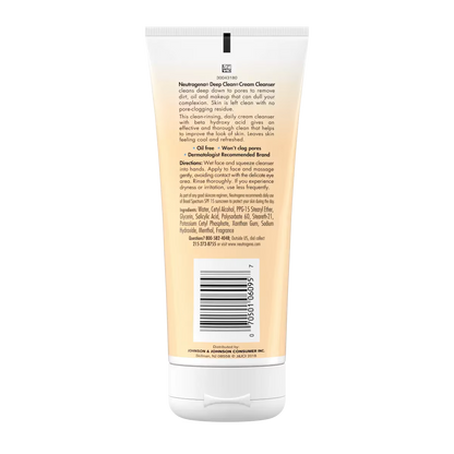 Neutrogena® Deep Clean® Cream Cleanser, 7 Fl. Oz - US 5803