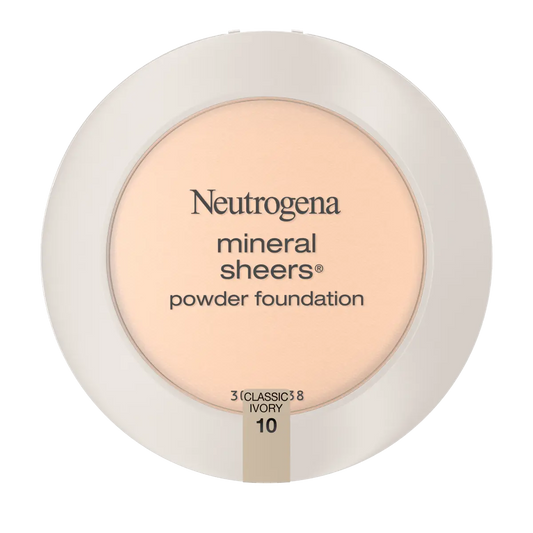 Neutrogena® Mineral Sheers Compact Powder Foundation, Classic Ivory 10, .34 Oz - US 0202
