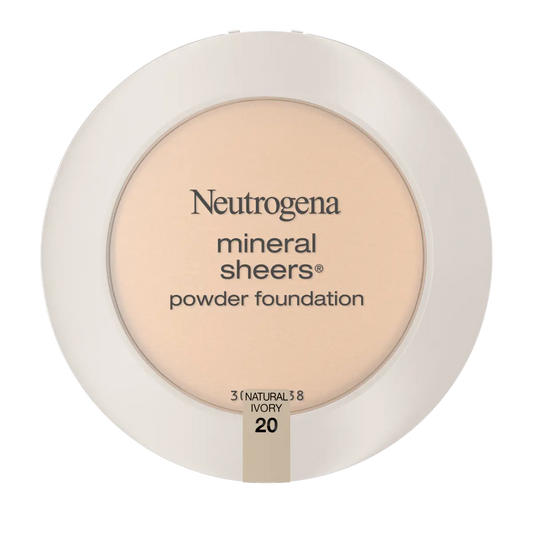 Neutrogena® Mineral Sheers Compact Powder Foundation, Natural Ivory 20, .34 Oz - US 9833