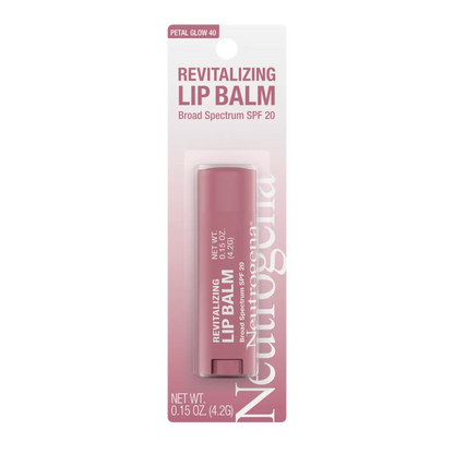 Neutrogena Revitalizing Lip Balm SPF 20, Sheer Petal Glow 40, .15 Oz - US 3161