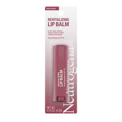 Neutrogena Revitalizing Lip Balm SPF 20, Sheer Fresh Plum 60, .15 Oz - US 8357