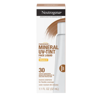 Neutrogena® Purescreen+™ Mineral UV Tint Face Liquid Sunscreen - Medium/Deep - US 5614