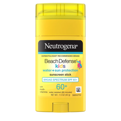 Neutrogena® Beach Defense Kids Sunscreen Stick with Broad Spectrum SPF 60+, 1.5 Oz - US 2182