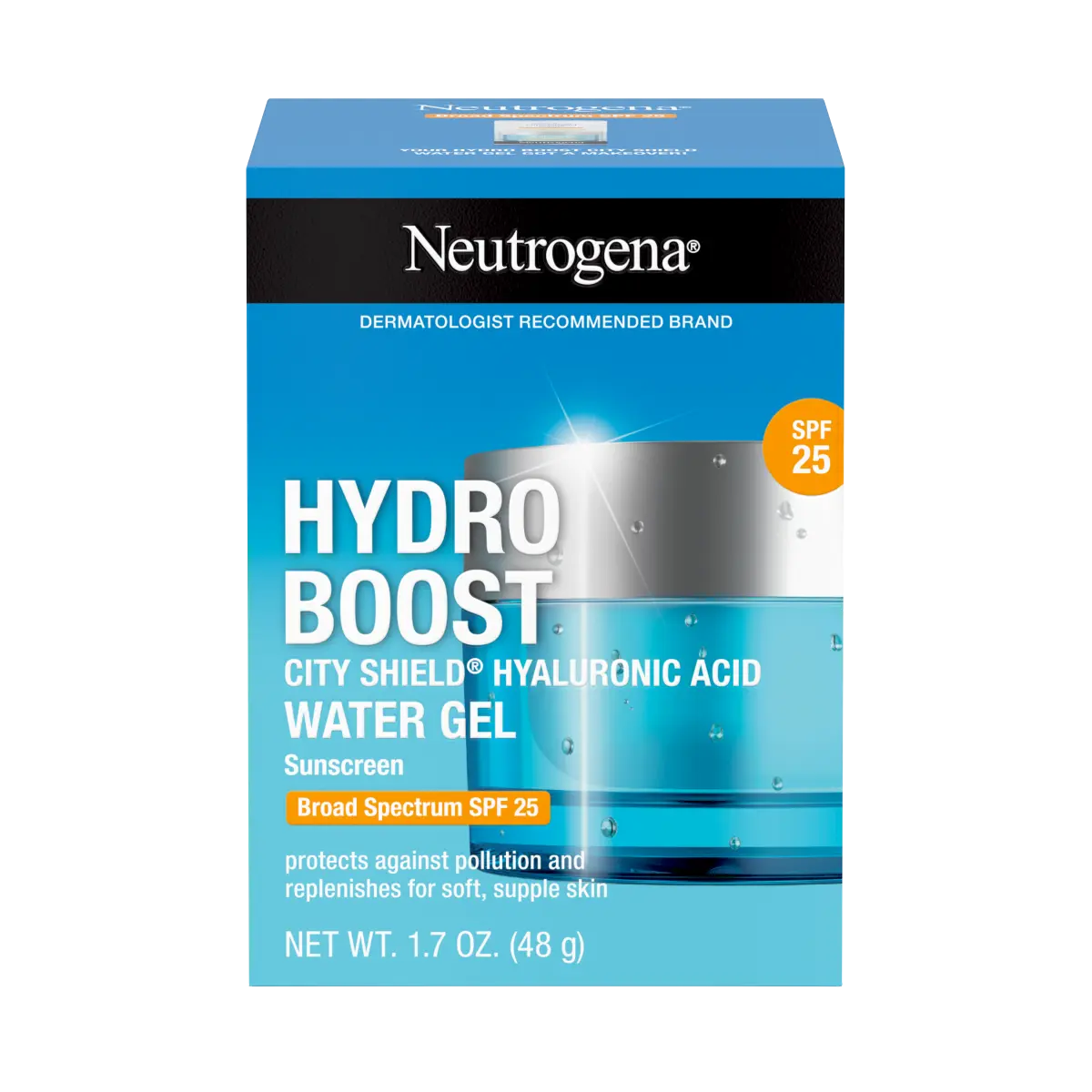 Neutrogena® Hydro Boost City Shield Water Gel with Broad Spectrum SPF 25, 1.7 Oz - US 5243