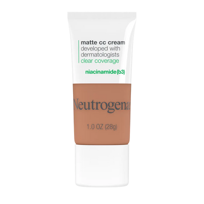 Neutrogena® Clear Coverage Flawless Matte CC Cream, Maple 7.0, 1 Oz - US 3079