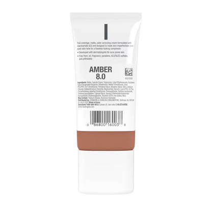 Neutrogena® Clear Coverage Flawless Matte CC Cream, Amber 8.0, 1 Oz - US 7066