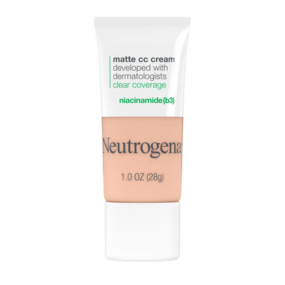 Neutrogena® Clear Coverage Flawless Matte CC Cream, Alabaster 1.5, 1 Oz - US 4456