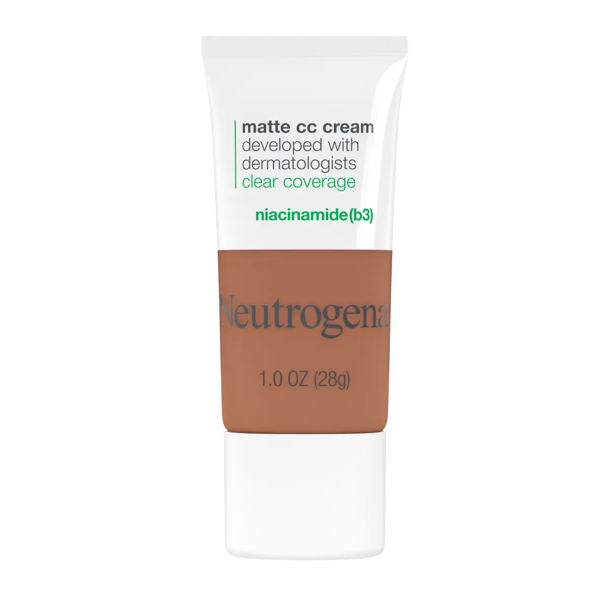 Neutrogena® Clear Coverage Flawless Matte CC Cream, Teak 8.3, 1 Oz - US 3210