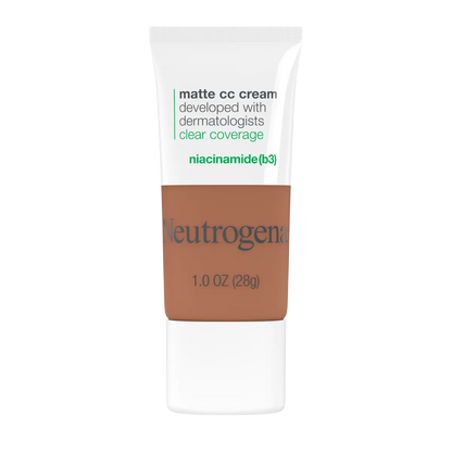 Neutrogena® Clear Coverage Flawless Matte CC Cream, Teak 8.3, 1 Oz - US 3210