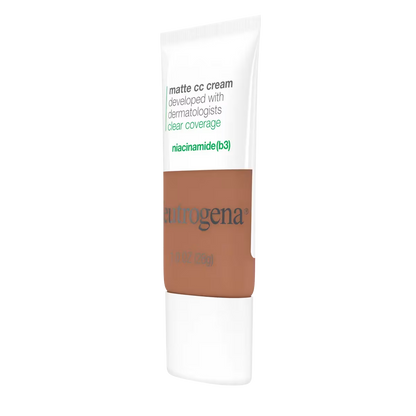 Neutrogena® Clear Coverage Flawless Matte CC Cream, Teak 8.3, 1 Oz - US 3210