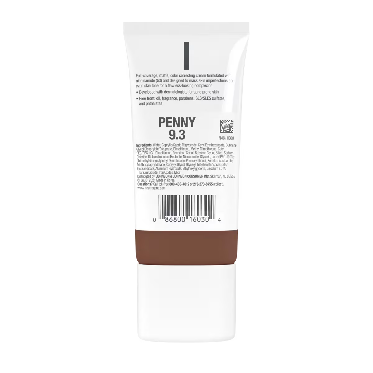 Neutrogena® Clear Coverage Flawless Matte CC Cream, Penny 9.3, 1 Oz - US 1815