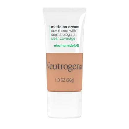 Neutrogena® Clear Coverage Flawless Matte CC Cream, Warm Linen 5.5, 1 Oz - US 1945