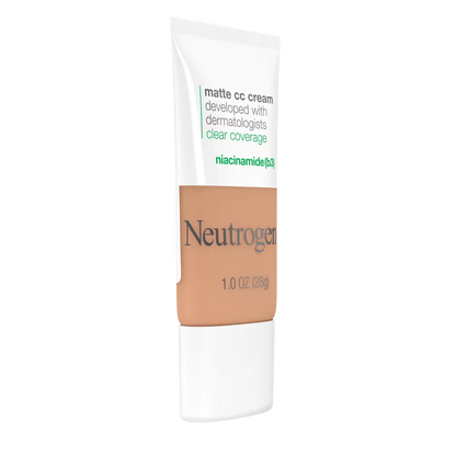 Neutrogena® Clear Coverage Flawless Matte CC Cream, Warm Linen 5.5, 1 Oz - US 1945