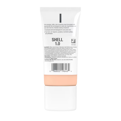 Neutrogena® Clear Coverage Flawless Matte CC Cream, Shell 1.0, 1 Oz - US 2009