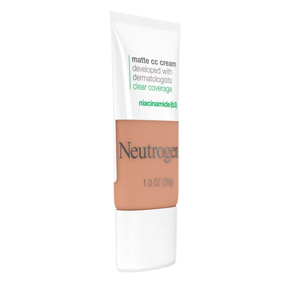 Neutrogena® Clear Coverage Flawless Matte CC Cream, Fawn 5.0, 1 Oz - US 9425
