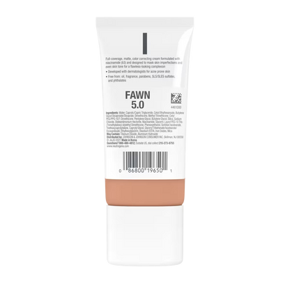Neutrogena® Clear Coverage Flawless Matte CC Cream, Fawn 5.0, 1 Oz - US 9425