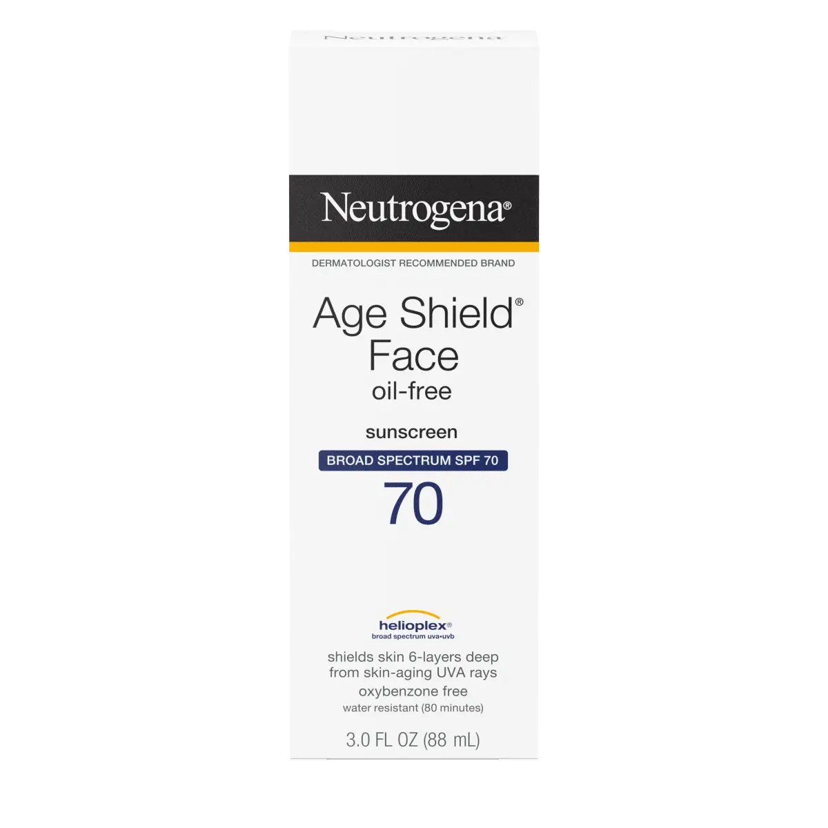 Neutrogena® Age Shield Face Lotion Sunscreen Broad Spectrum SPF 70, 3 Fl. Oz - US 9206