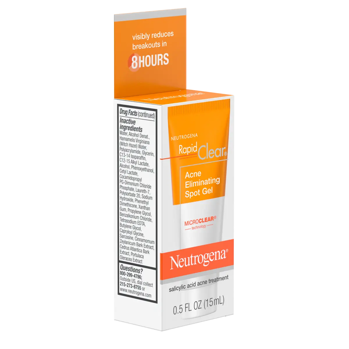 Neutrogena® Rapid Clear Acne Eliminating Spot Gel with Witch Hazel, 0.5 Fl. Oz - US 1071