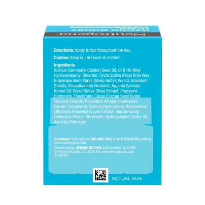 Neutrogena® Hydro Boost Hyaluronic Acid Lip Balm, Sheer Ice, Fragrance Free, 0.5 Oz - US 6150