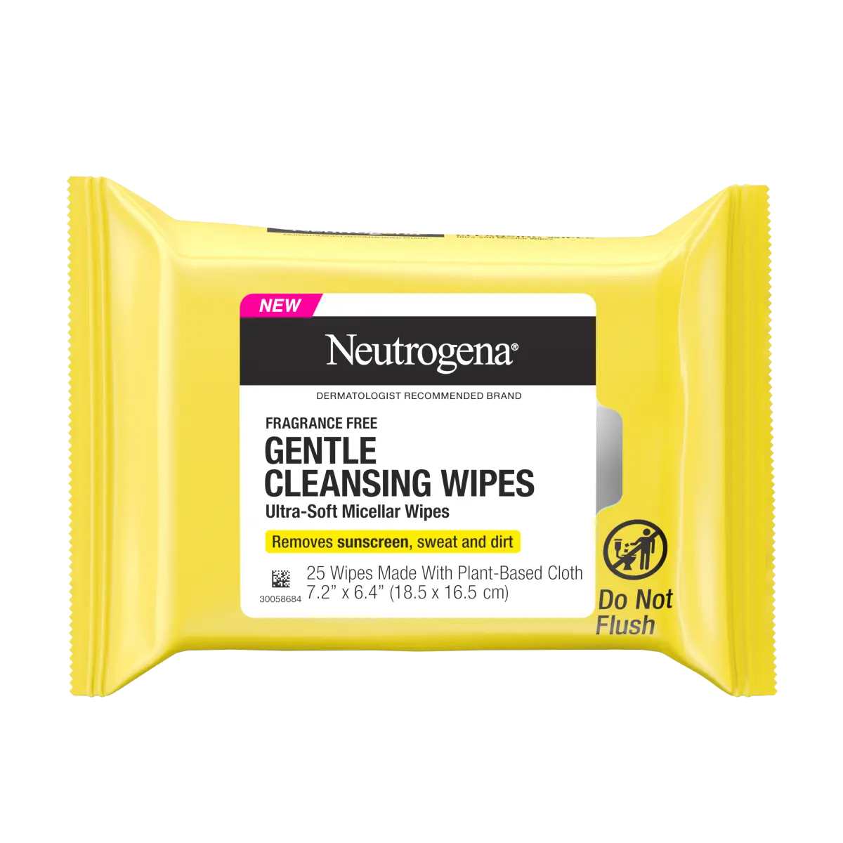 Neutrogena Gentle Cleansing Wipes, Ultra-Soft Micellar Wipes, Fragrance Free, 25 Count - US 1711