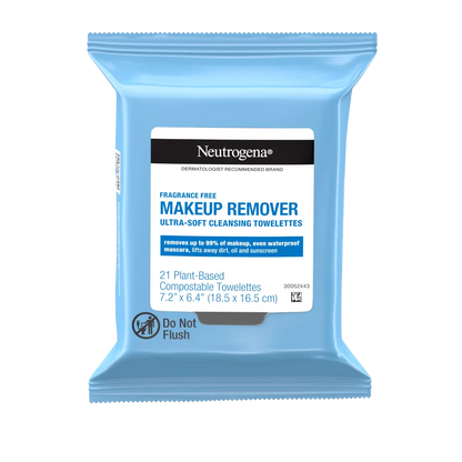 Neutrogena® Makeup Remover Cleansing Towelettes, Fragrance Free, 21 Count - US 1598