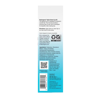 Neutrogena® Hydro Boost Lip Oil, Radiant Raspberry, .2 Fl. Oz - US 9720