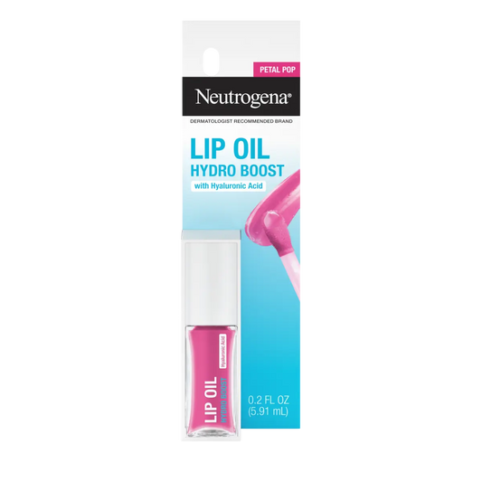 Neutrogena® Hydro Boost Lip Oil, Petal Pop, .2 Fl. Oz - US 5177