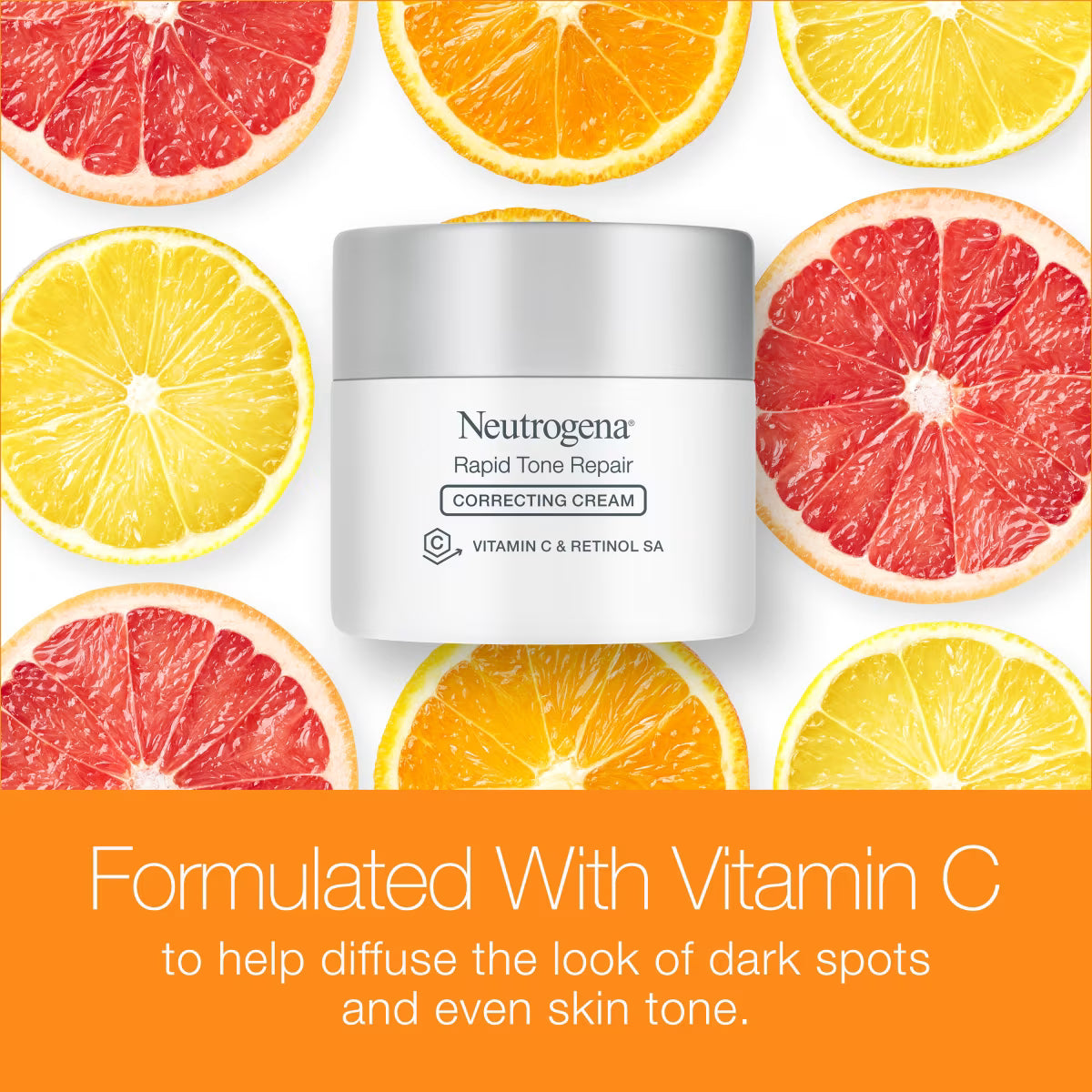 Neutrogena® Rapid Tone Repair Retinol + Vitamin C Correcting Cream, 1.7 Oz - US 1774