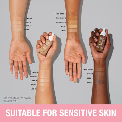 Neutrogena® Healthy Skin Sensitive Skin Serum Foundation, Deep 01, 1 Oz - US 3799